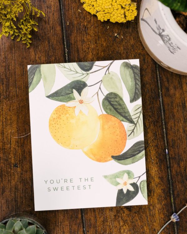 "You're the Sweetest" - Planty Greeting Card